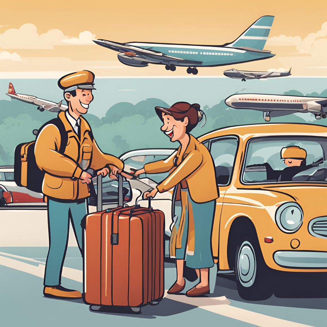 Car rental illustration